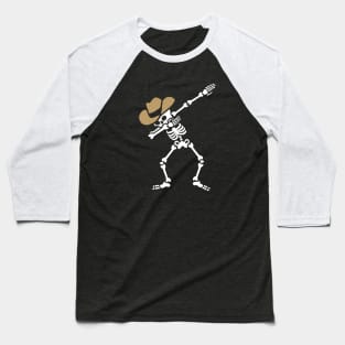 Dab skeleton dabbing cowboy Baseball T-Shirt